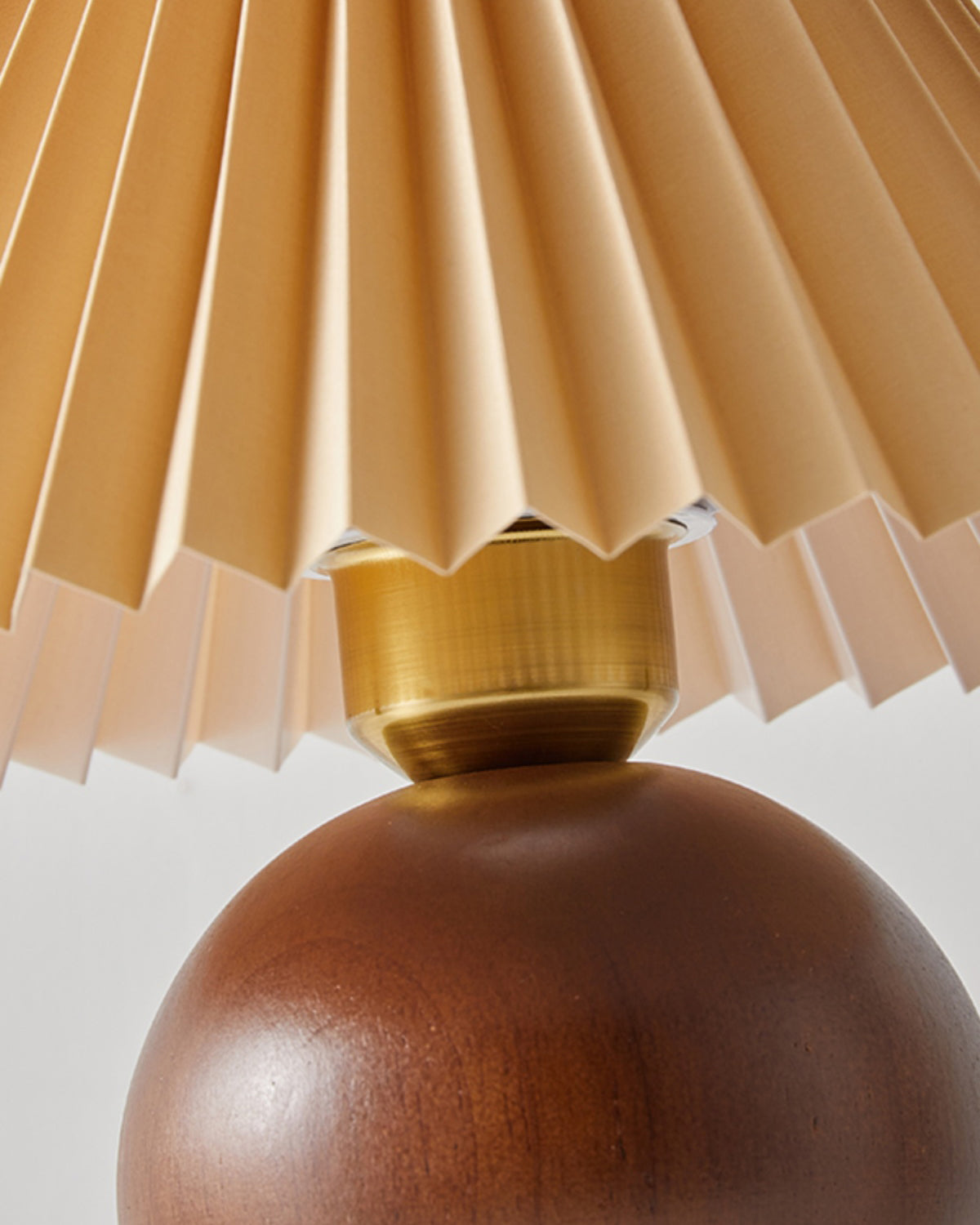 Haddie Table Lamp with Khaki Shade and Wooden Base – Elegant Indoor Lighting 7