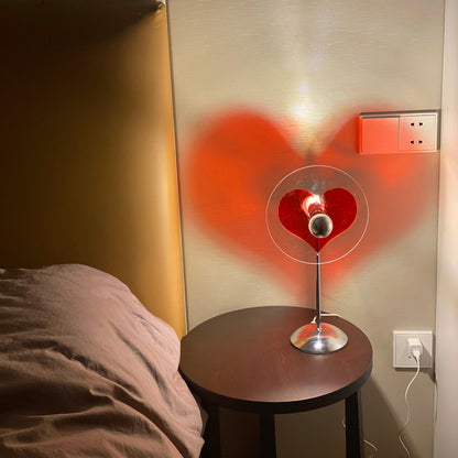 Heart-Shaped Table Lamp with Integrated LED – Cozy Bedroom Lamps for Romantic Ambiance 5