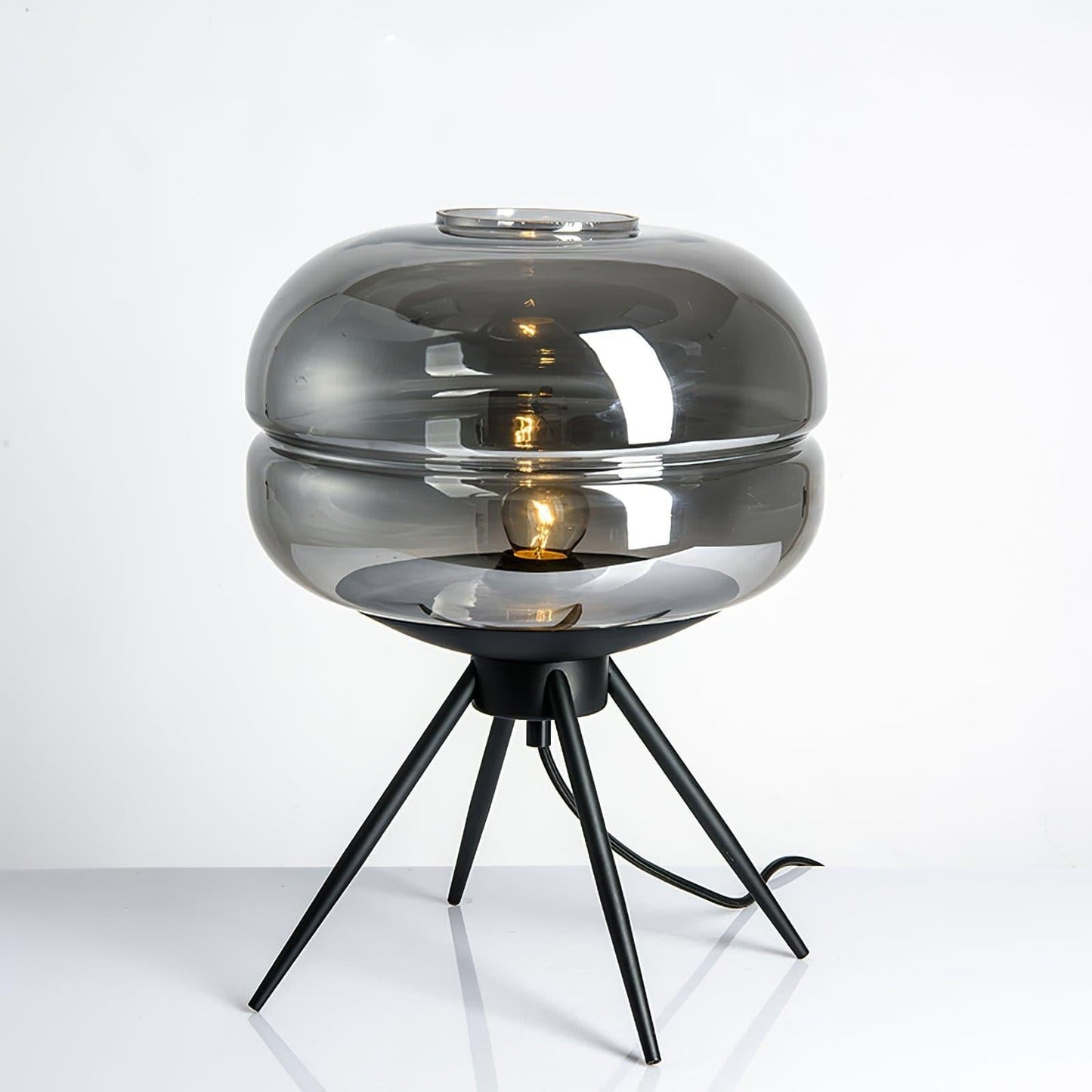 Elegant Glass Table Lamp with Unique Refraction Design for Living Room and Bedroom 4