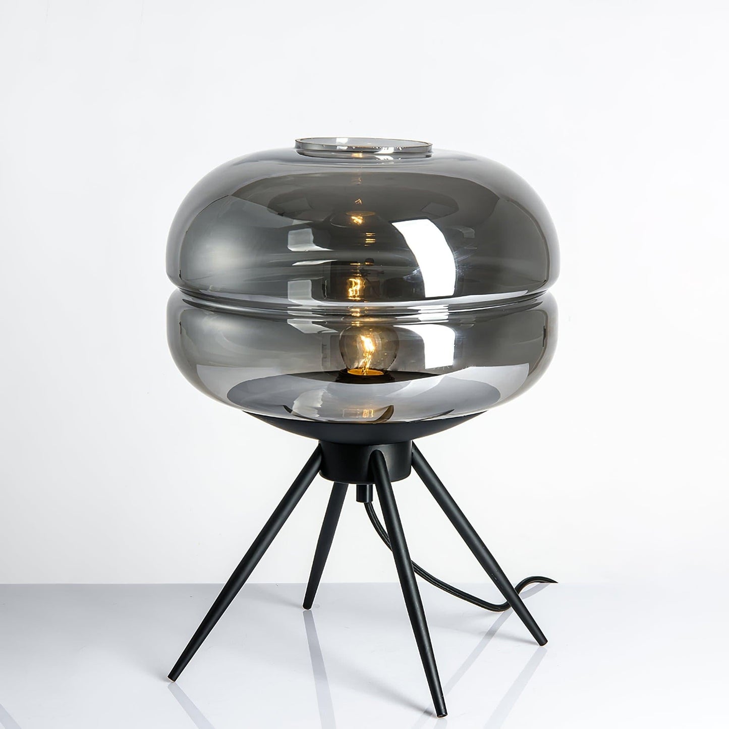 Elegant Glass Table Lamp with Unique Refraction Design for Living Room and Bedroom 6