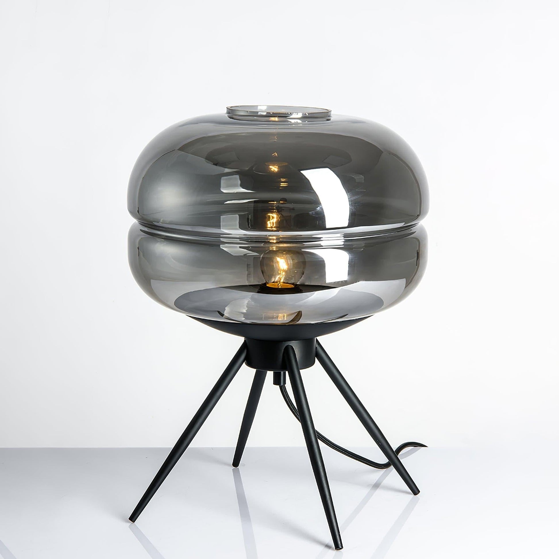 Elegant Glass Table Lamp with Unique Refraction Design for Living Room and Bedroom 6