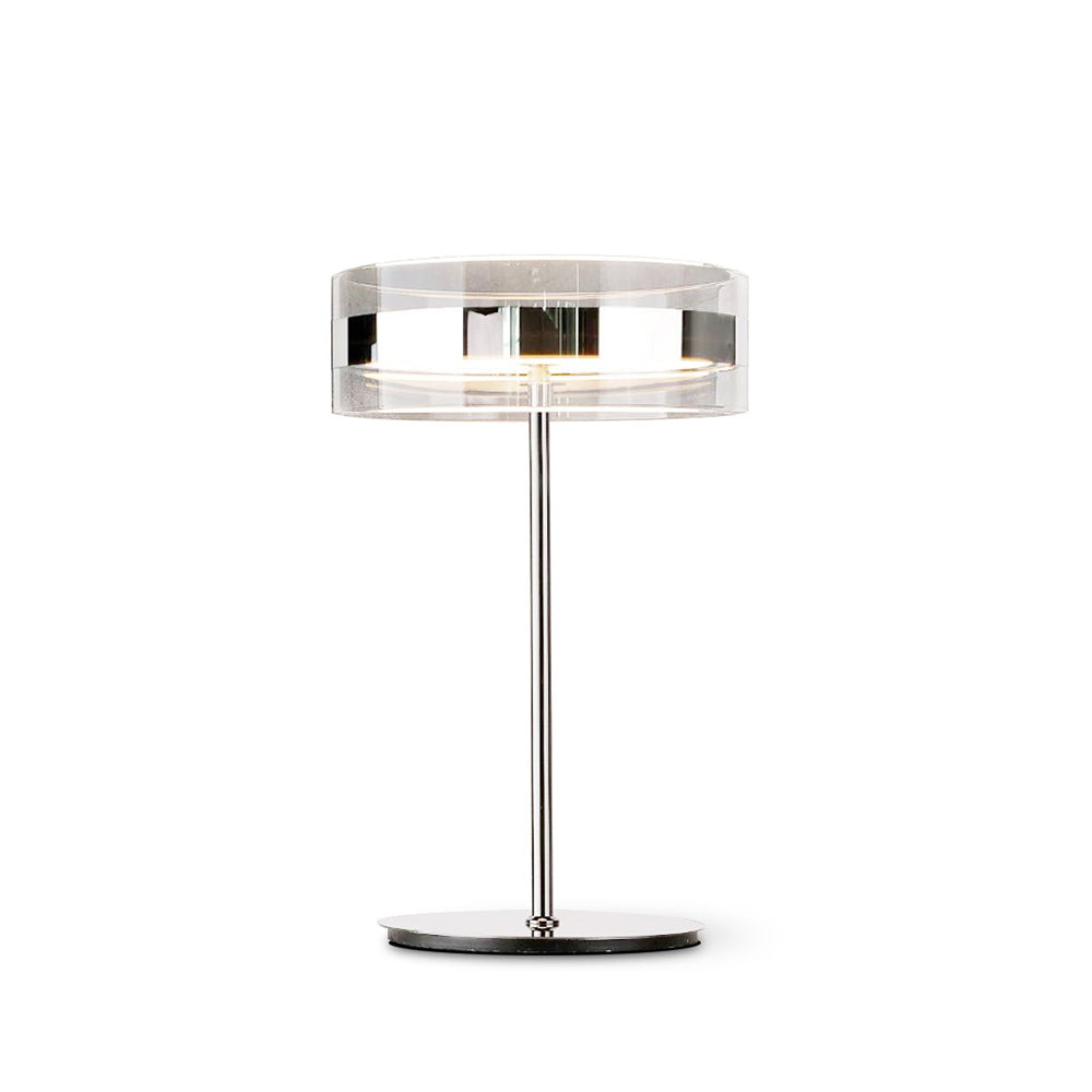 Modern Cylindrical Table Lamp with Integrated LED – 15.7 Height 2