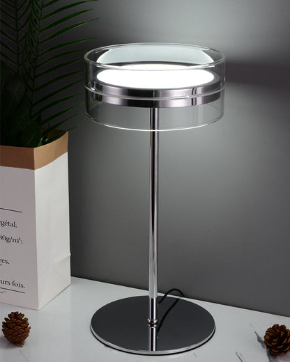 Modern Cylindrical Table Lamp with Integrated LED – 15.7 Height 5