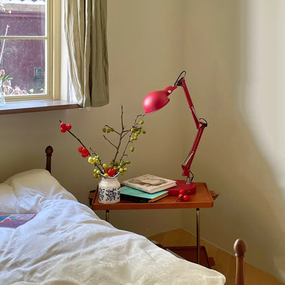 Adjustable Red Table Lamp with Metal Body – Modern Indoor Lighting 2