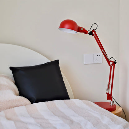 Adjustable Red Table Lamp with Metal Body – Modern Indoor Lighting 6