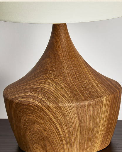Elegant Table Lamp with Fabric Shade – Modern Design for Bedroom or Living Room 5