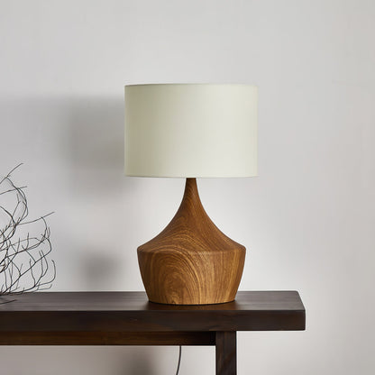 Elegant Table Lamp with Fabric Shade – Modern Design for Bedroom or Living Room 7