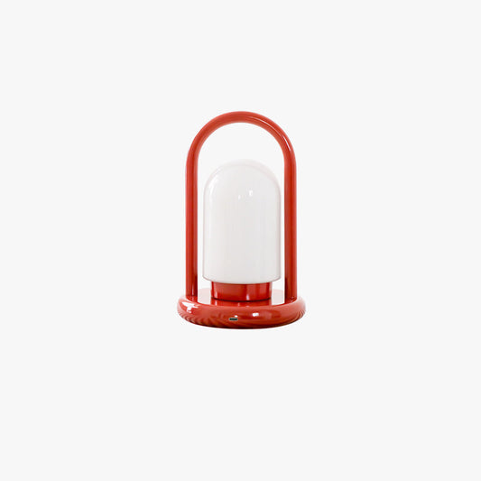 Portable Cordless Table Lamp with Integrated LED Touch Control – Modern Metal & Glass Design 1