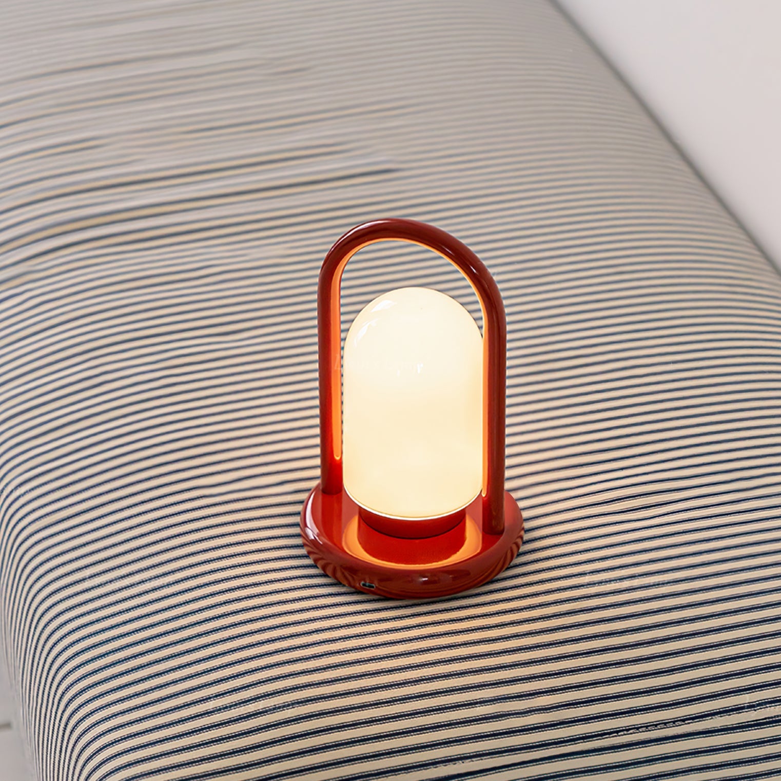 Portable Cordless Table Lamp with Integrated LED Touch Control – Modern Metal & Glass Design 4