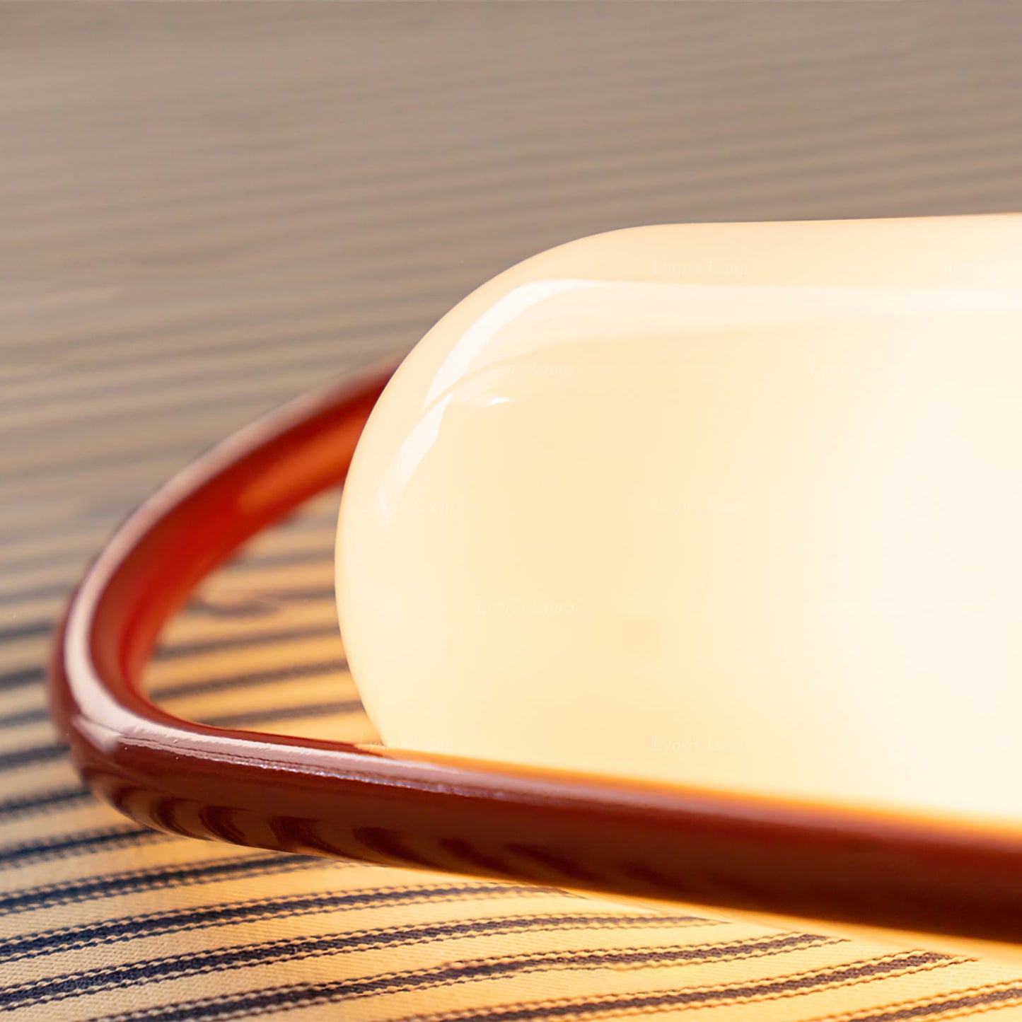Portable Cordless Table Lamp with Integrated LED Touch Control – Modern Metal & Glass Design 6