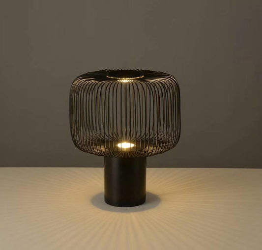 Modern Table Lamp with Black Marble Base and Integrated LED – Chic Home Lighting 1