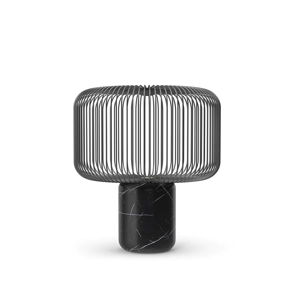 Modern Table Lamp with Black Marble Base and Integrated LED – Chic Home Lighting 2