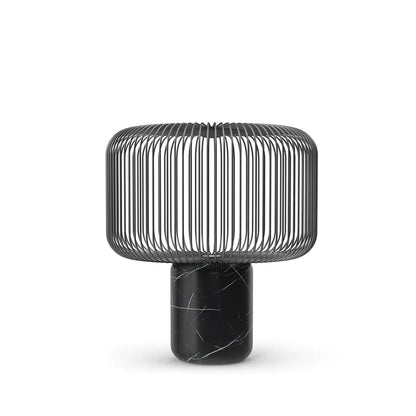 Modern Table Lamp with Black Marble Base and Integrated LED – Chic Home Lighting 2