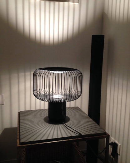 Modern Table Lamp with Black Marble Base and Integrated LED – Chic Home Lighting 4