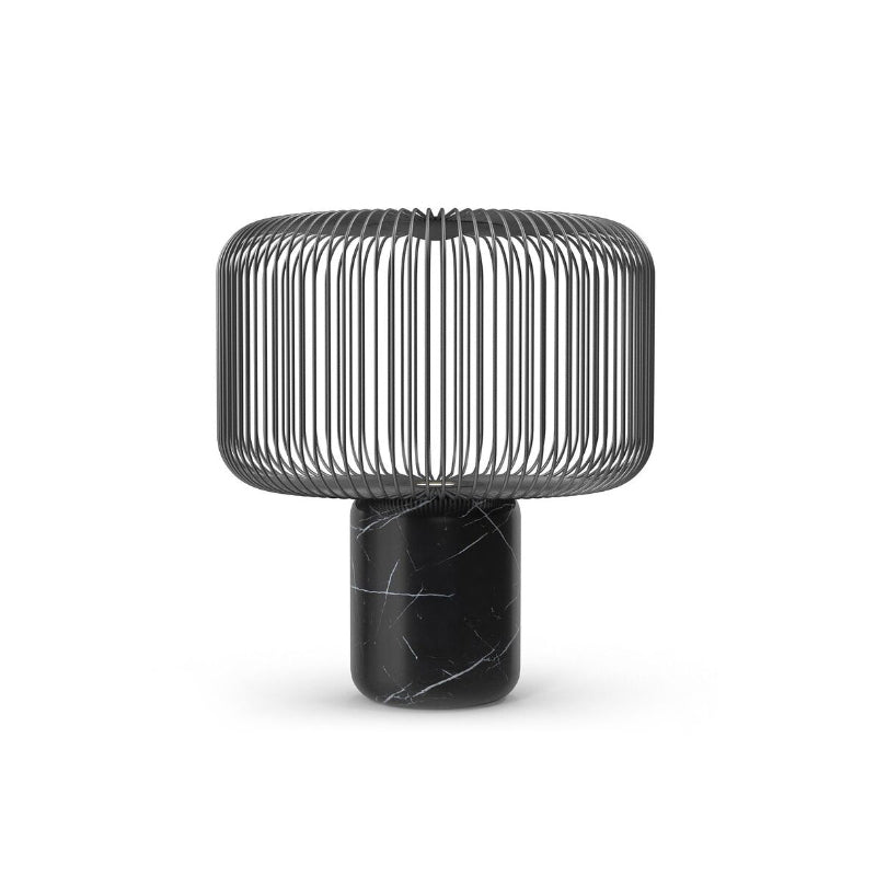 Modern Table Lamp with Black Marble Base and Integrated LED – Chic Home Lighting 10