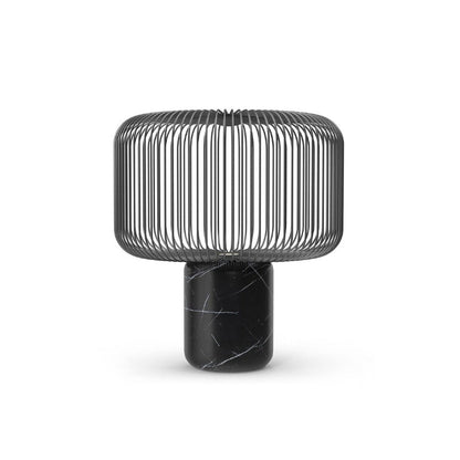 Modern Table Lamp with Black Marble Base and Integrated LED – Chic Home Lighting 10