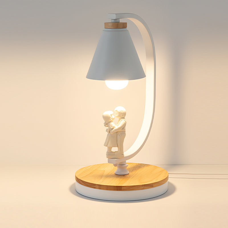Charming Table Lamp with Wood Base and Bird Accent – Soft Light for Bedroom or Living Room 12