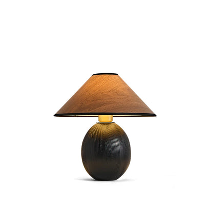 Kodu Table Lamp with Wood Finish and LED Compatibility – Elegant Indoor Lighting 2