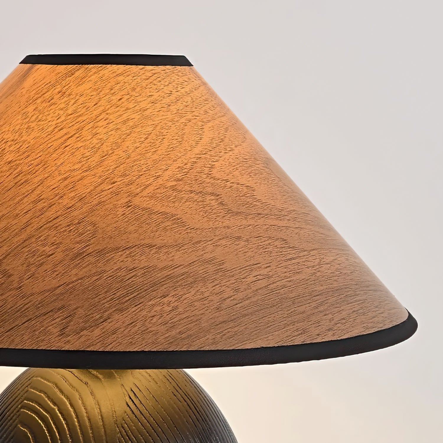 Kodu Table Lamp with Wood Finish and LED Compatibility – Elegant Indoor Lighting 5