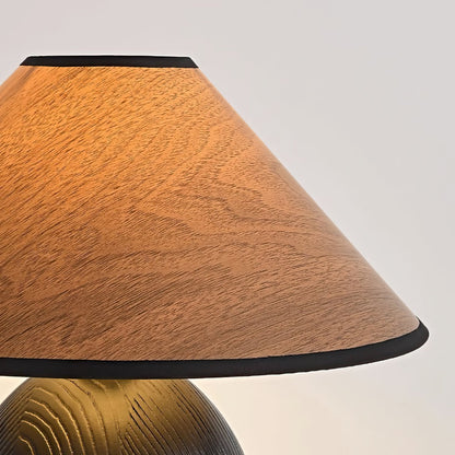 Kodu Table Lamp with Wood Finish and LED Compatibility – Elegant Indoor Lighting 5