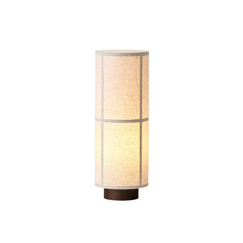 Linen Table Lamp with Solid Wood Base – Modern Bedroom or Desk Lamp for Ambient Lighting 1