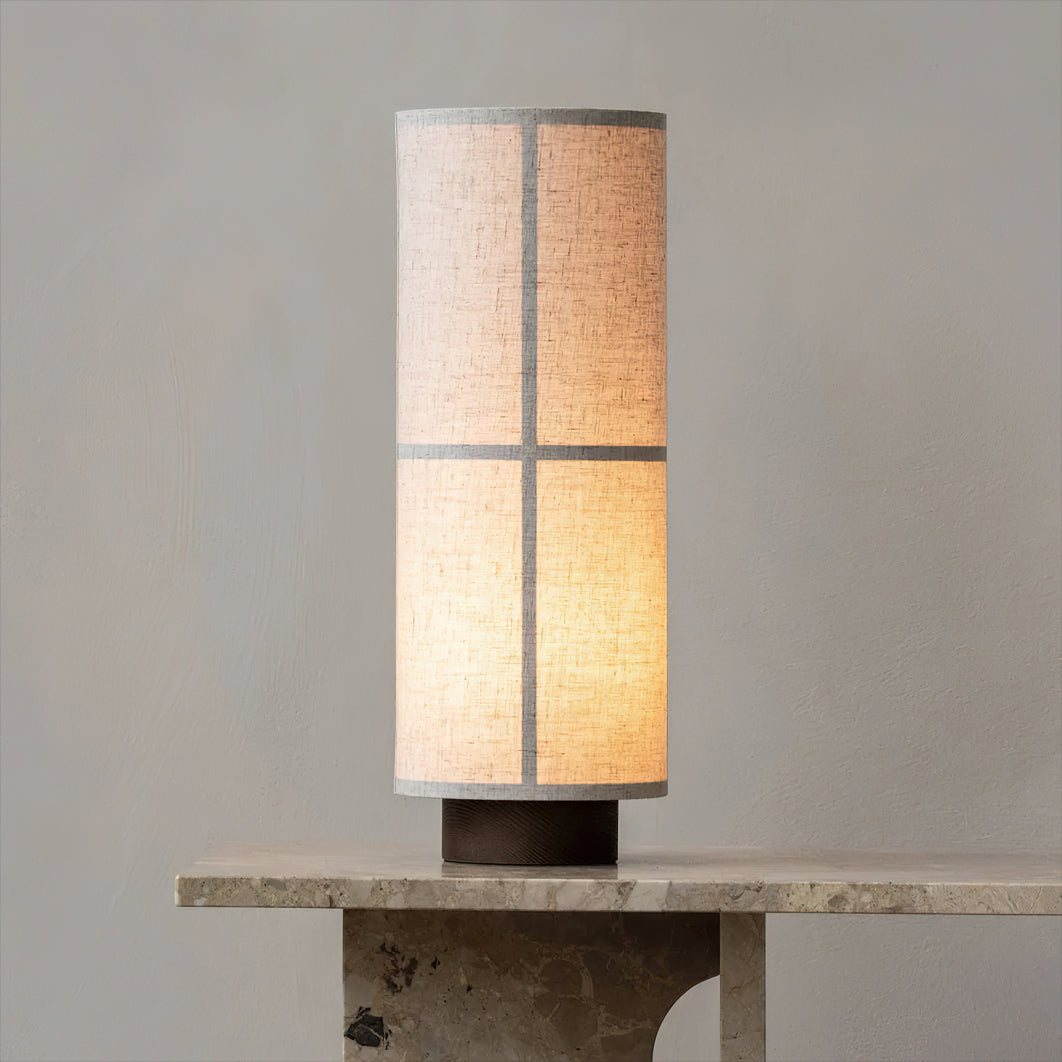 Linen Table Lamp with Solid Wood Base – Modern Bedroom or Desk Lamp for Ambient Lighting 3