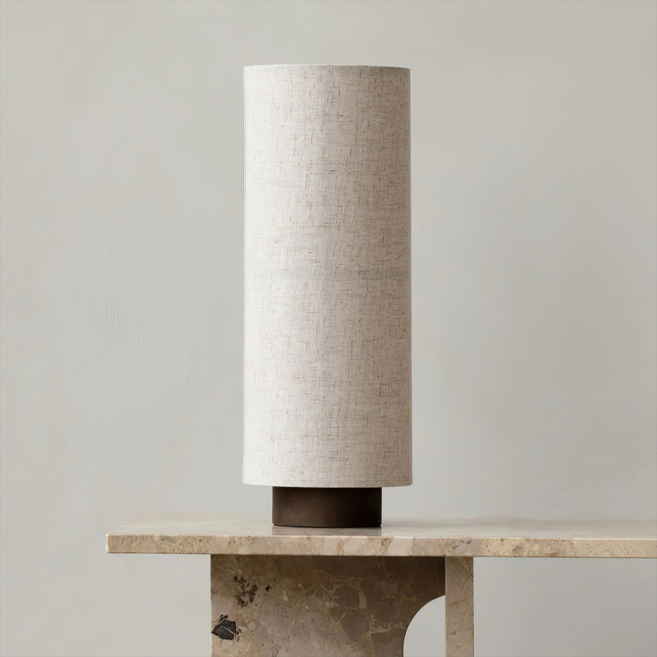 Linen Table Lamp with Solid Wood Base – Modern Bedroom or Desk Lamp for Ambient Lighting 5