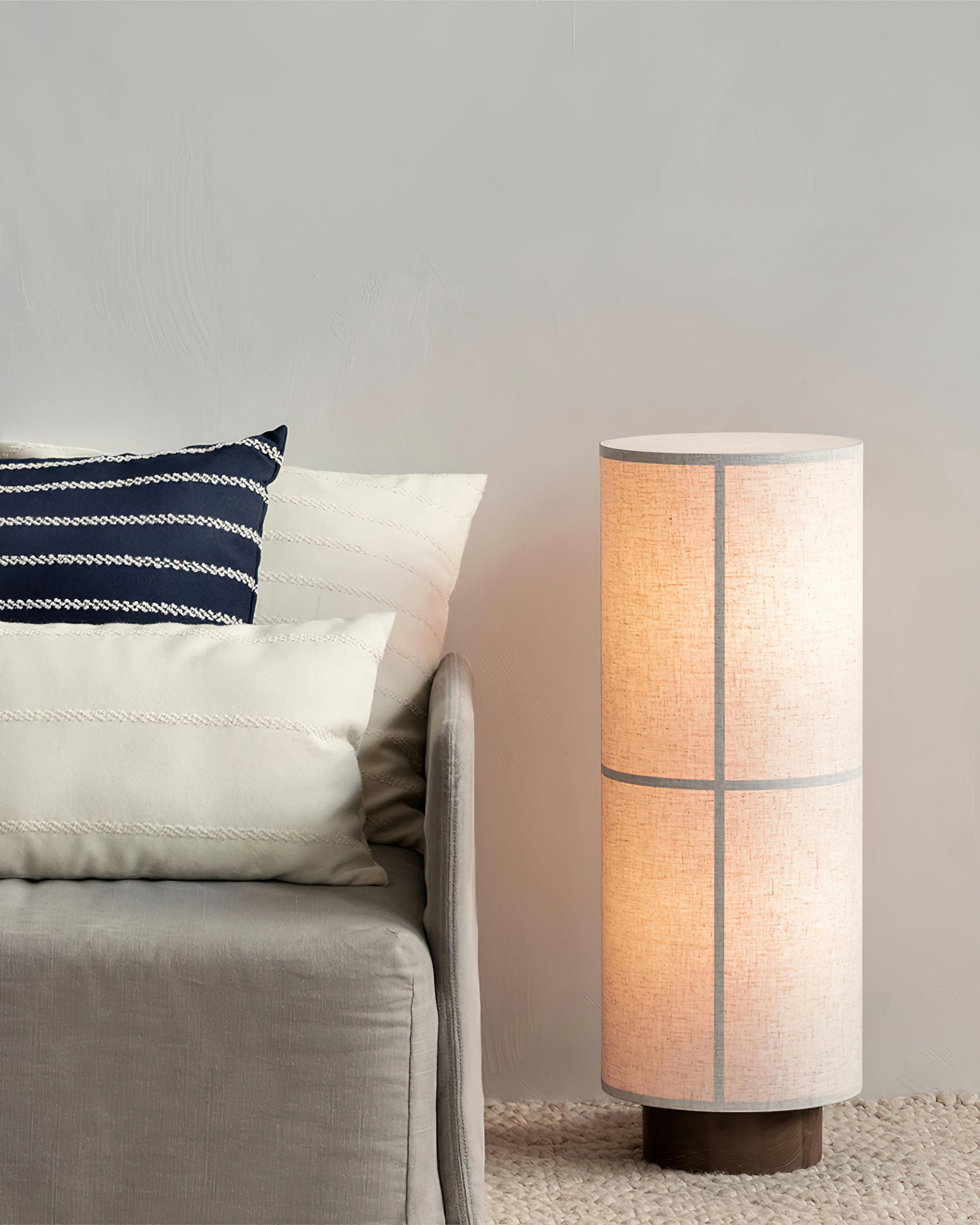 Linen Table Lamp with Solid Wood Base – Modern Bedroom or Desk Lamp for Ambient Lighting 6