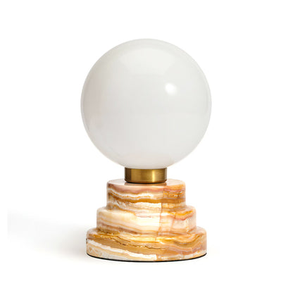 Elegant Marble and Glass Table Lamp – Modern Design for Home Decor 1
