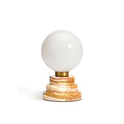 Elegant Marble and Glass Table Lamp – Modern Design for Home Decor 2