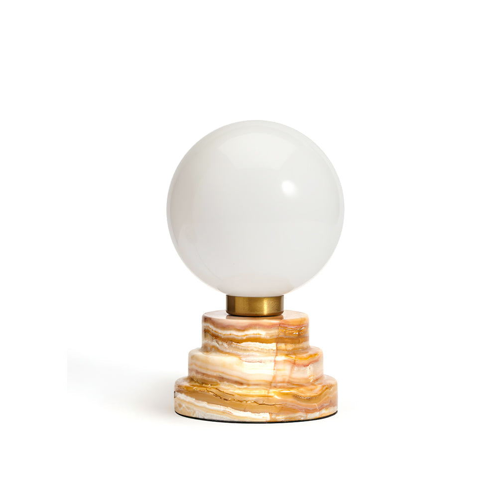 Elegant Marble and Glass Table Lamp – Modern Design for Home Decor 9