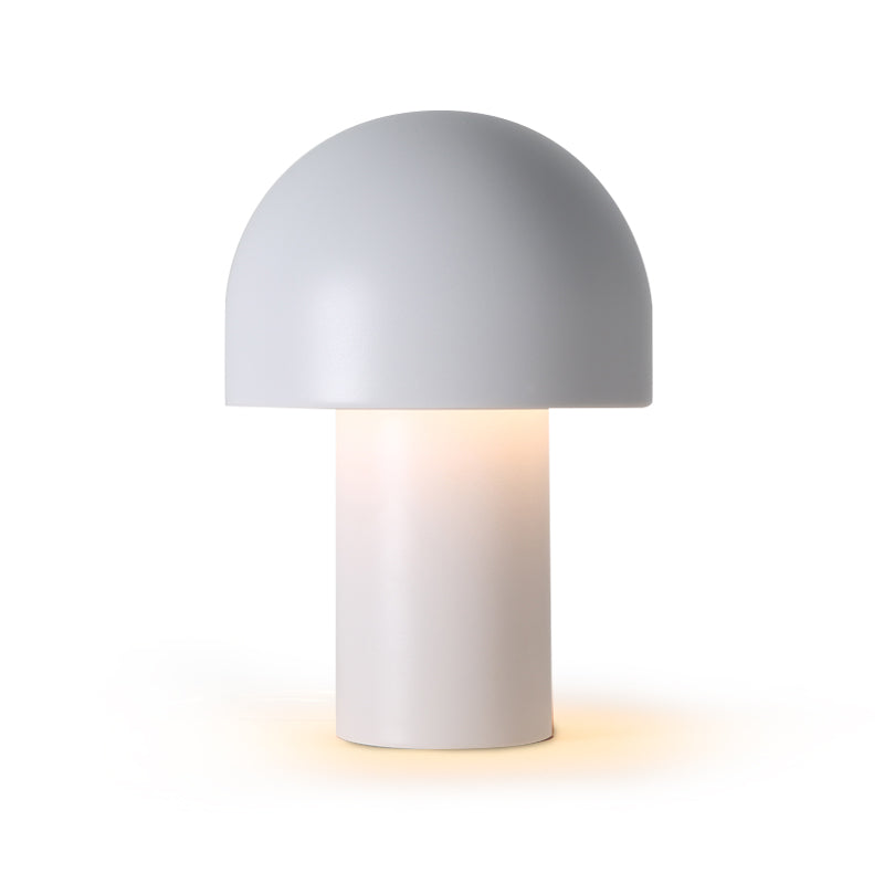Modern Mushroom-Shaped Table Lamp with Warm Glow – Stylish Bedside or Desk Lamp in White and Orange 10