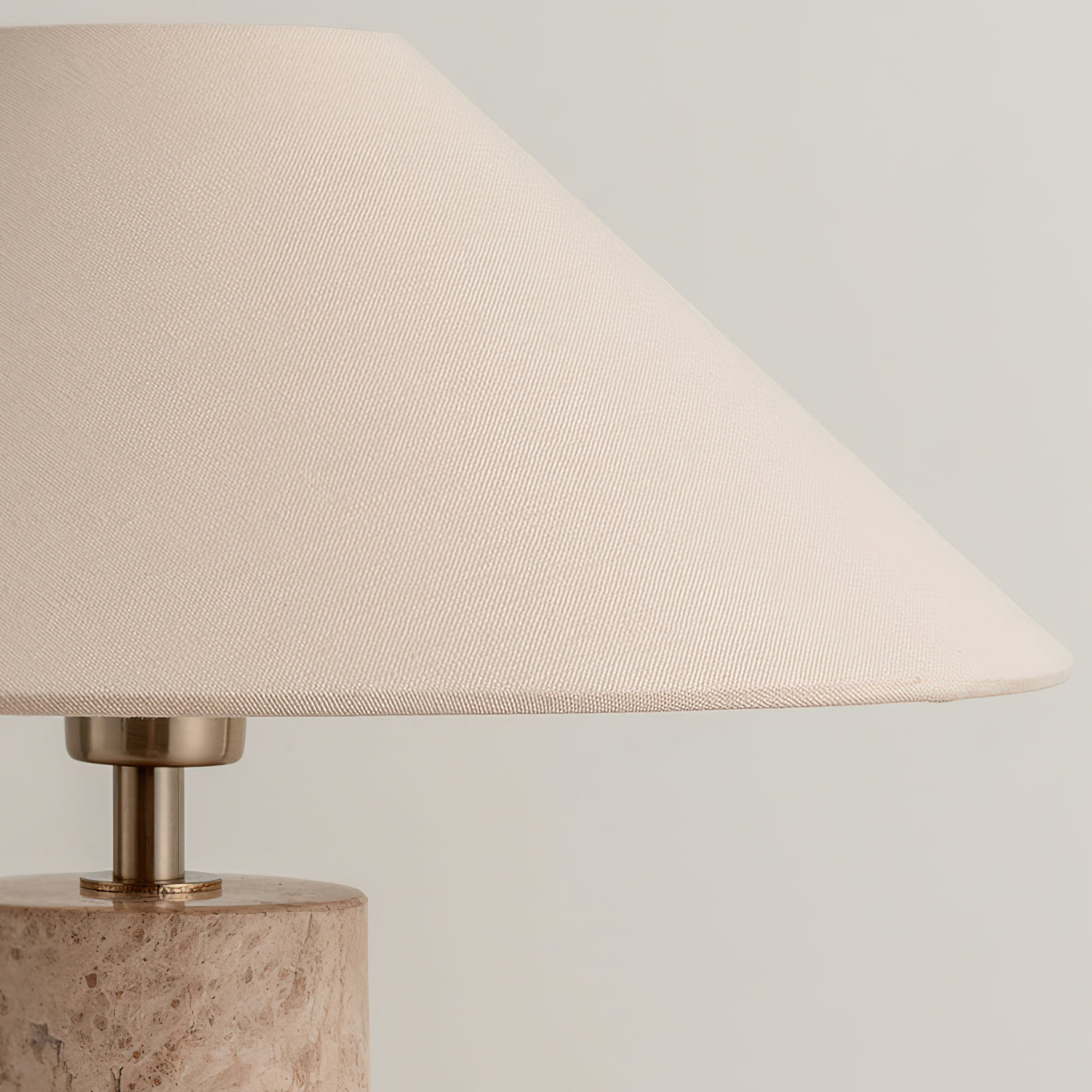 Elegant Marble Table Lamp with Fabric Shade – 32cm for Bedroom or Living Room 9