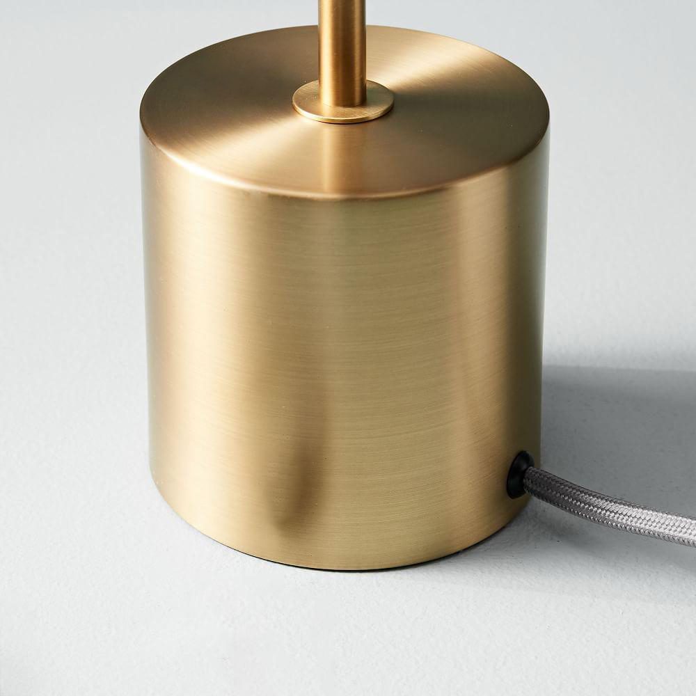 Elegant Adjustable Table Lamp for Living Room or Bedroom – Gold and Walnut Finish 4
