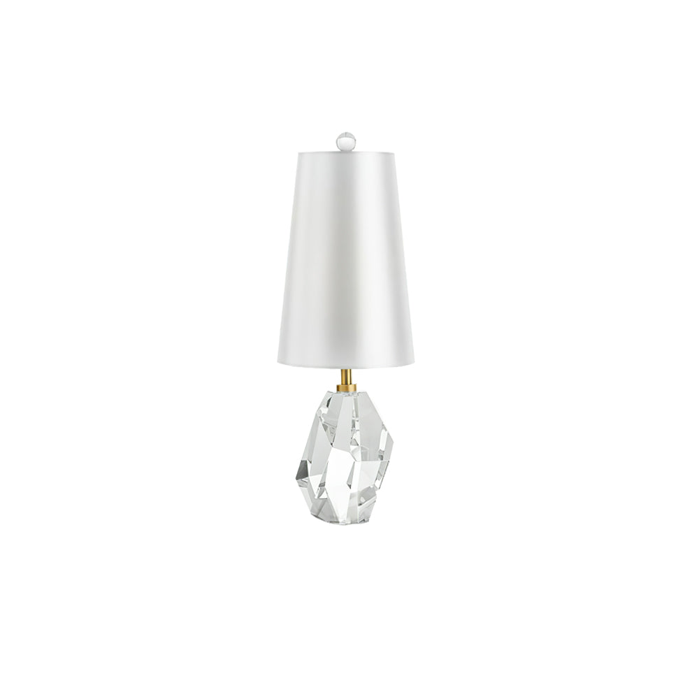Elegant Crystal Table Lamp with Metal Base – Modern Design for Home Decor 1