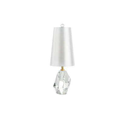 Elegant Crystal Table Lamp with Metal Base – Modern Design for Home Decor 1
