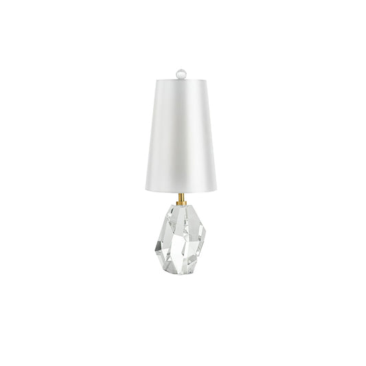 Elegant Crystal Table Lamp with Metal Base – Modern Design for Home Decor 1