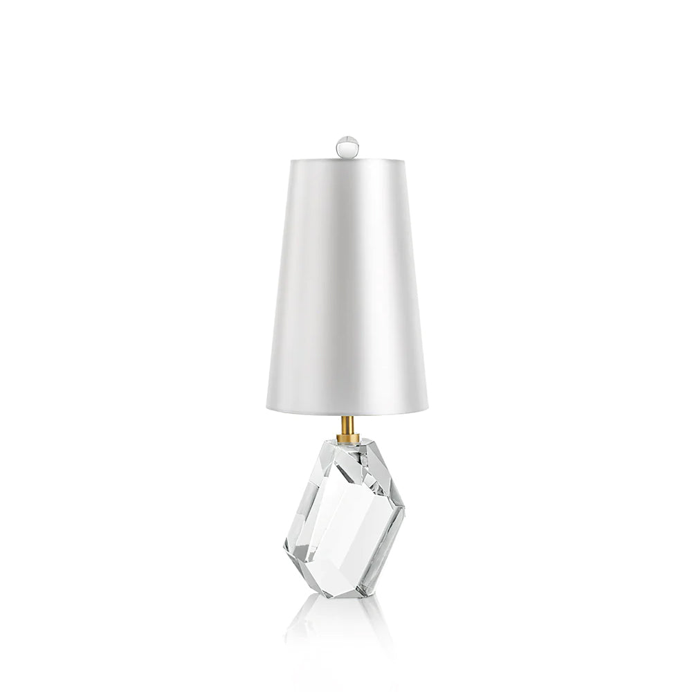 Elegant Crystal Table Lamp with Metal Base – Modern Design for Home Decor 2