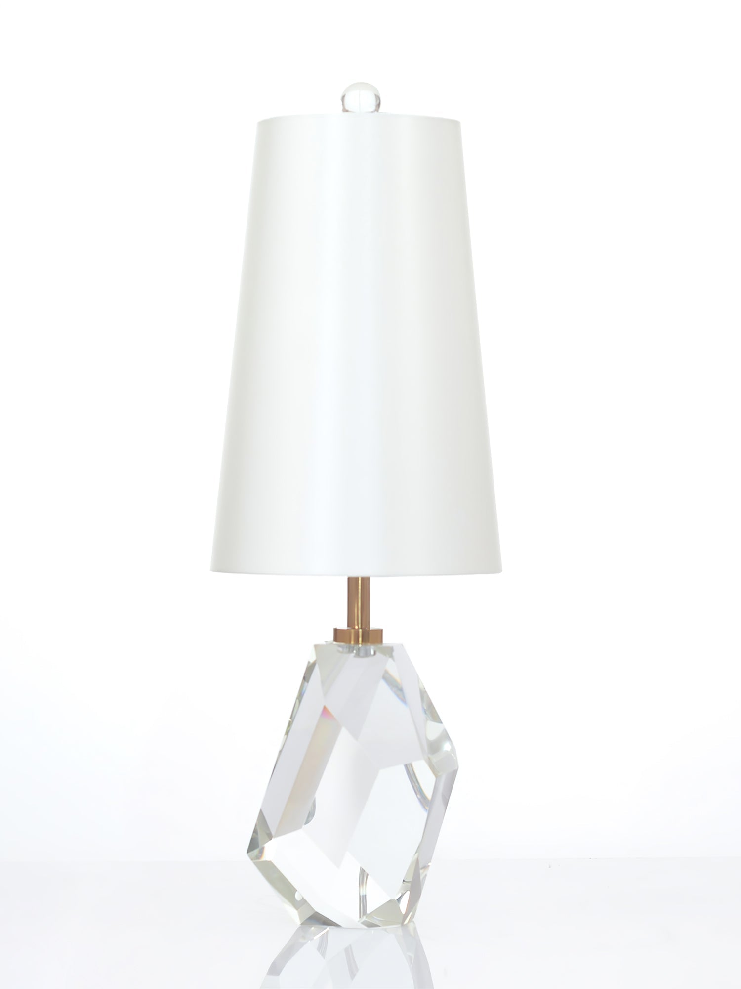 Elegant Crystal Table Lamp with Metal Base – Modern Design for Home Decor 6