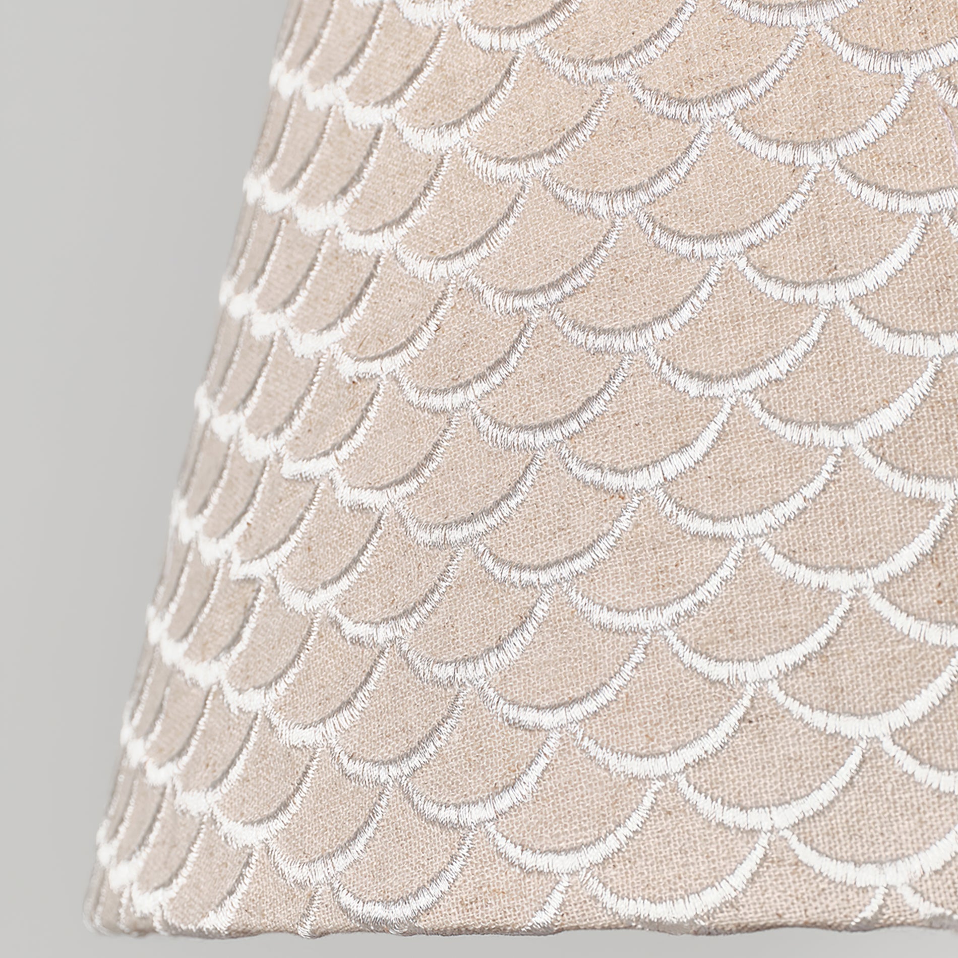 Elegant Mermaid Table Lamp with Fabric Shade and Wooden Base for Bedroom or Living Room 6