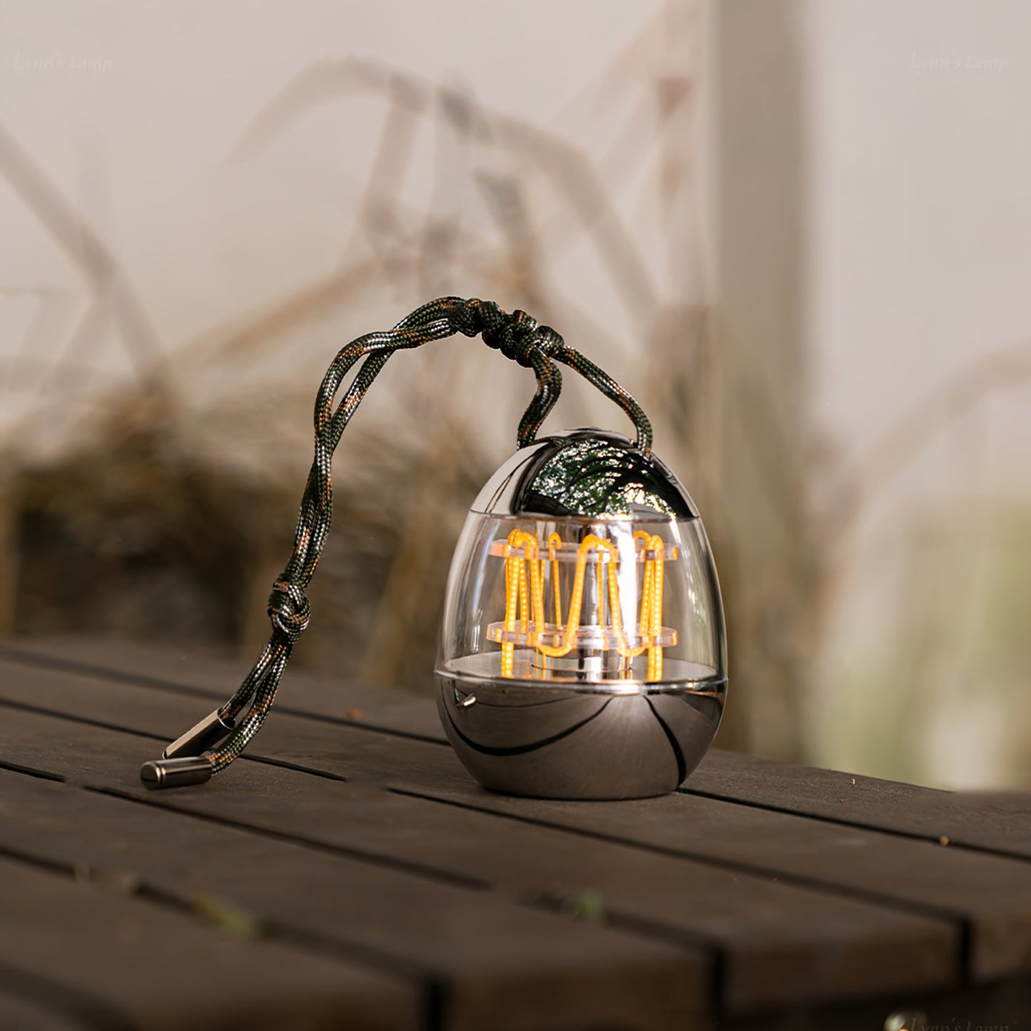 Portable LED Table Lamp – Mini Egg Design, USB Rechargeable, Vintage Style Night Light 4