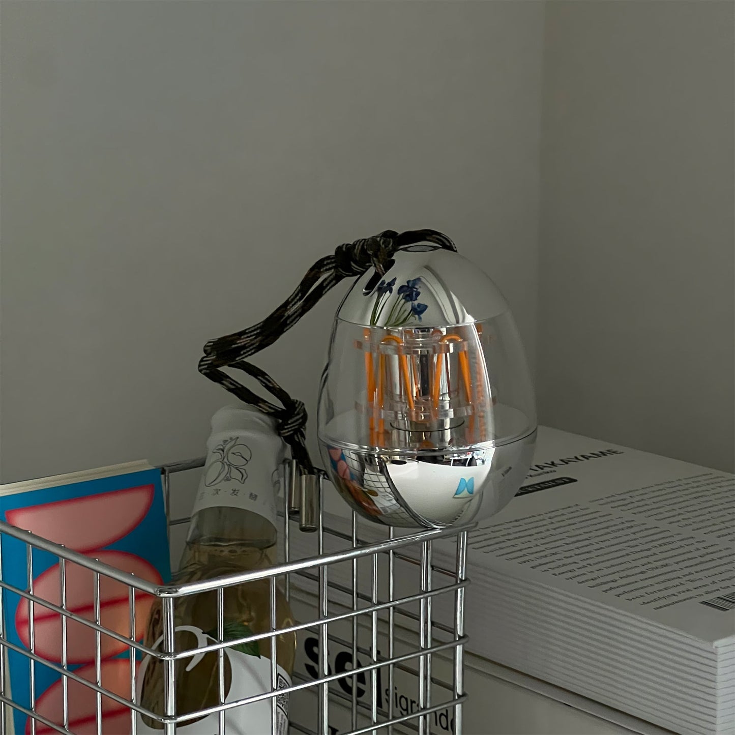 Portable LED Table Lamp – Mini Egg Design, USB Rechargeable, Vintage Style Night Light 8