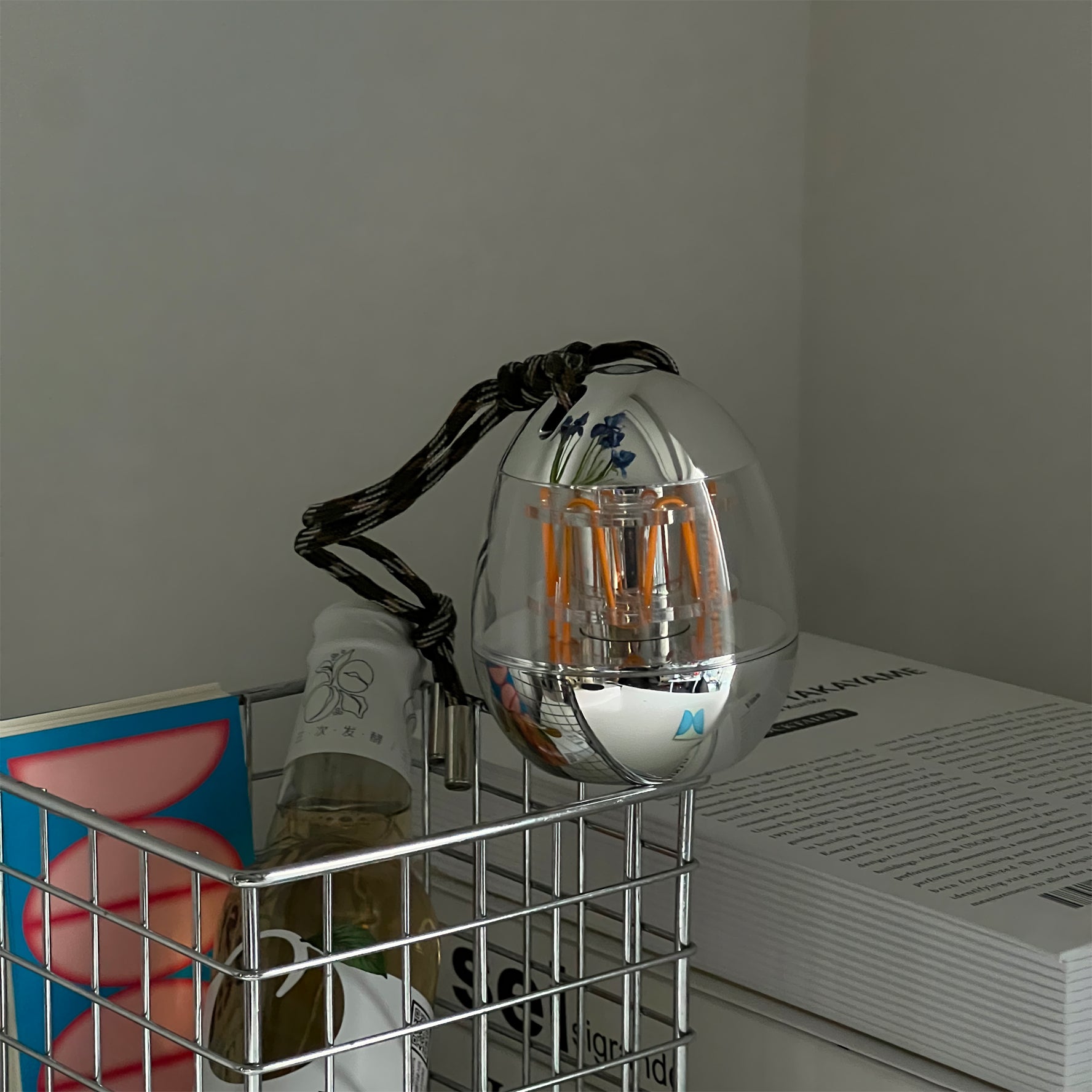 Portable LED Table Lamp – Mini Egg Design, USB Rechargeable, Vintage Style Night Light 8