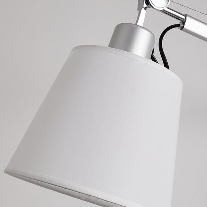 Modern Classic Table Lamp with Adjustable Angle – 65cm Height, Fog Silver Finish 4