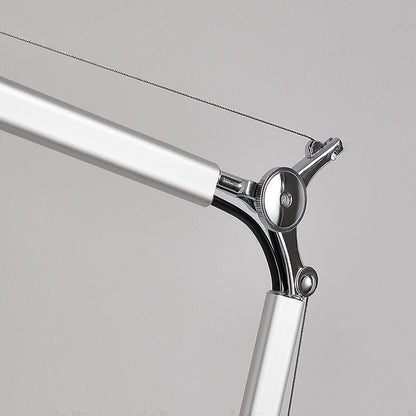 Modern Classic Table Lamp with Adjustable Angle – 65cm Height, Fog Silver Finish 5