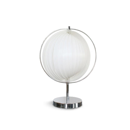 Vintage-Inspired Moon Kare Table Lamp with Rotatable Design – 12.2 Diameter 1