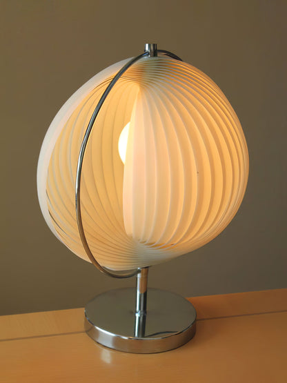 Vintage-Inspired Moon Kare Table Lamp with Rotatable Design – 12.2 Diameter 4