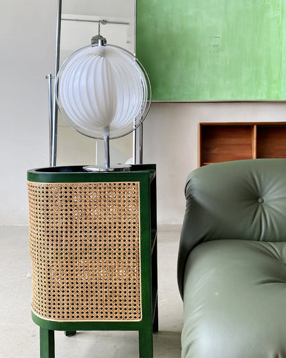 Vintage-Inspired Moon Kare Table Lamp with Rotatable Design – 12.2 Diameter 6