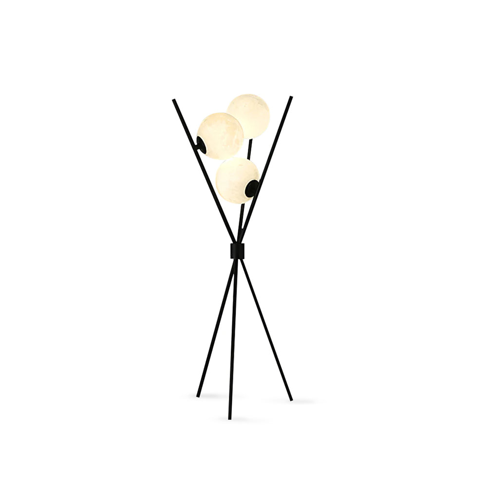 Modern Moon Table Lamp – Stylish LED Light for Indoor Use – Black and White 2