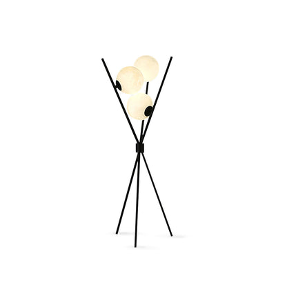 Modern Moon Table Lamp – Stylish LED Light for Indoor Use – Black and White 2